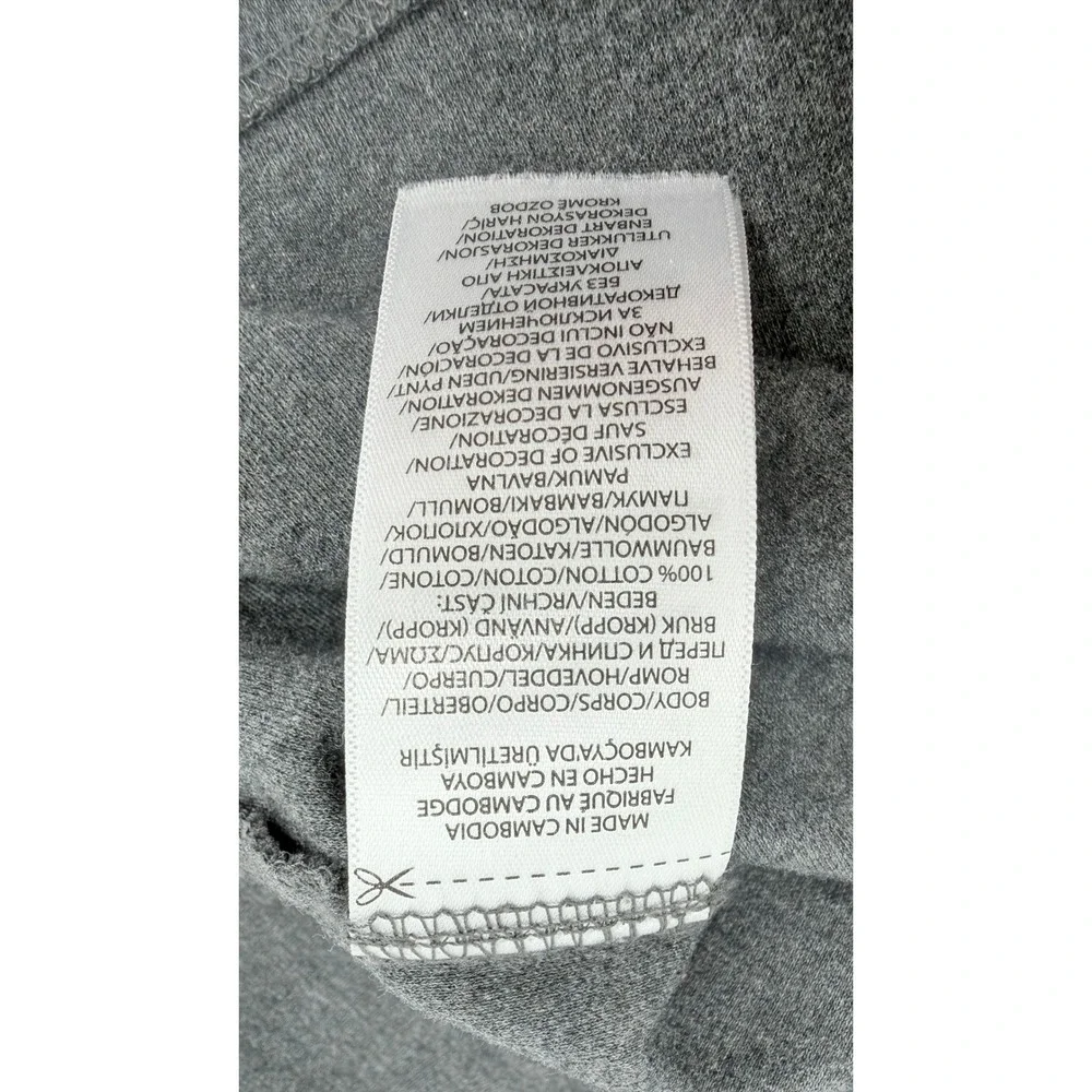 Polo Ralph Lauren Mens Custom Slim Fit Polo Shirt‎ Gray Large